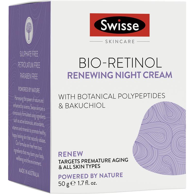 Swisse Skincare 生物視黃醇再生晚霜 50g