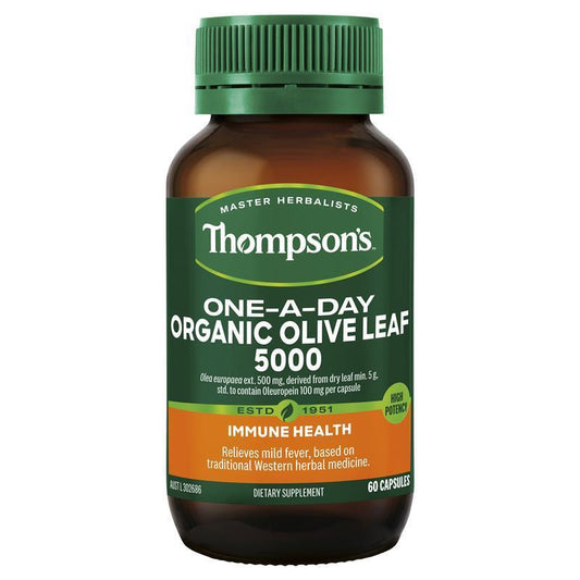 Thompson's 一日一粒有機橄欖葉 60 粒膠囊 (抗氧化劑)