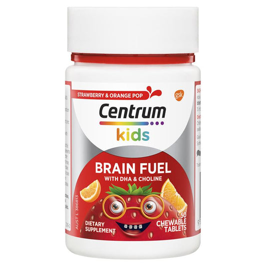 Centrum Kids 兒童善存 大腦營養補充 50 顆咀嚼片