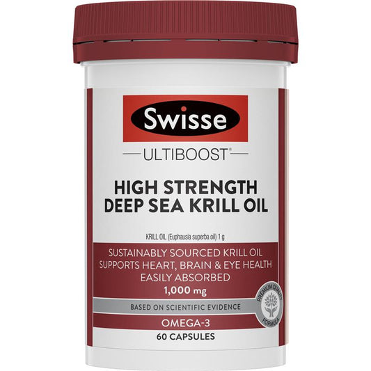 Swisse 深海磷蝦油 1000 毫克 60 粒膠囊