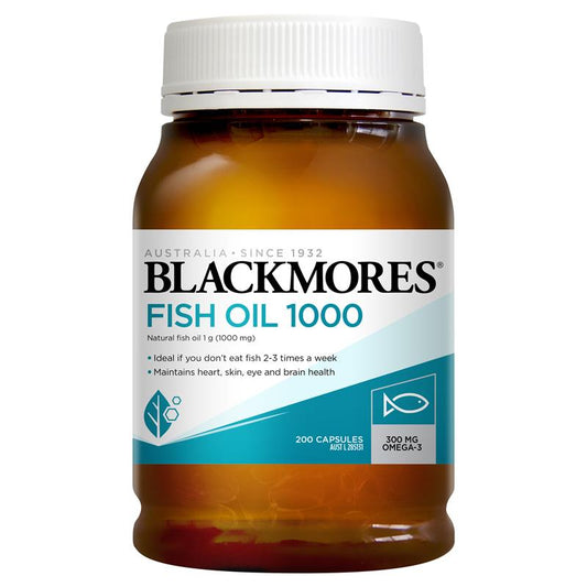 Blackmores 魚油 1000mg Omega-3 200 粒