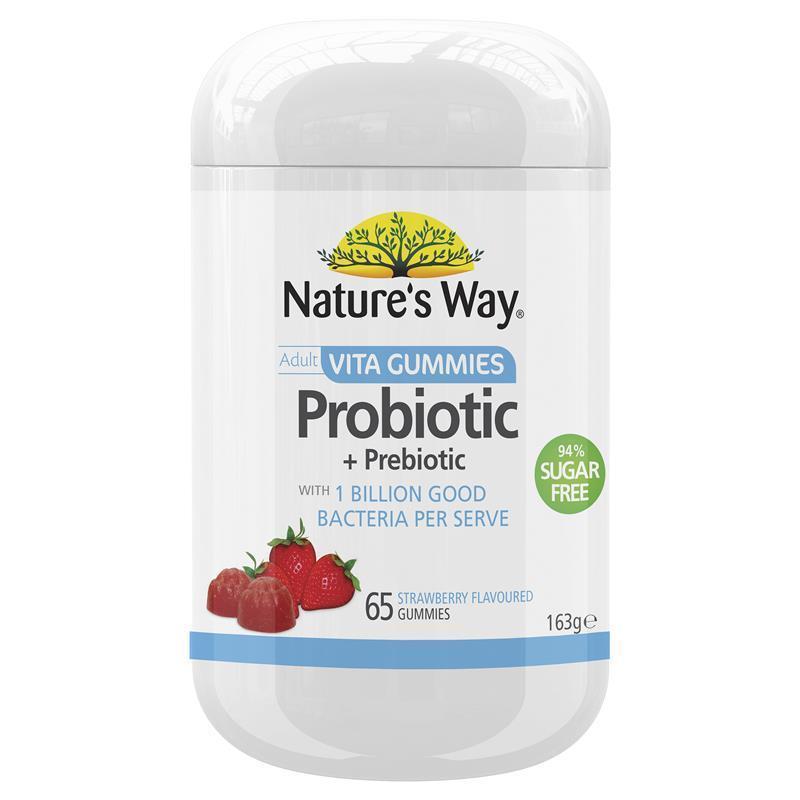 Nature's Way 成人維生素益生菌無糖軟糖 65 粒