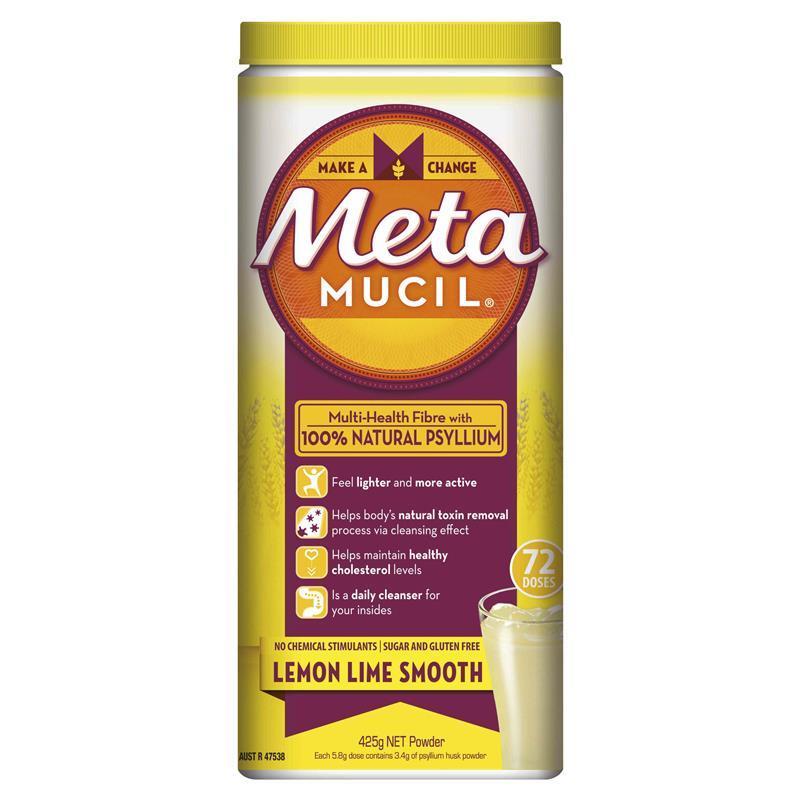 Metamucil 纖維補充劑檸檬酸橙口味 72 劑 425 克 (洋車前子)