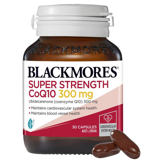 Blackmores Super Strength 維生素 CoQ10 300mg 心臟健康 30 顆