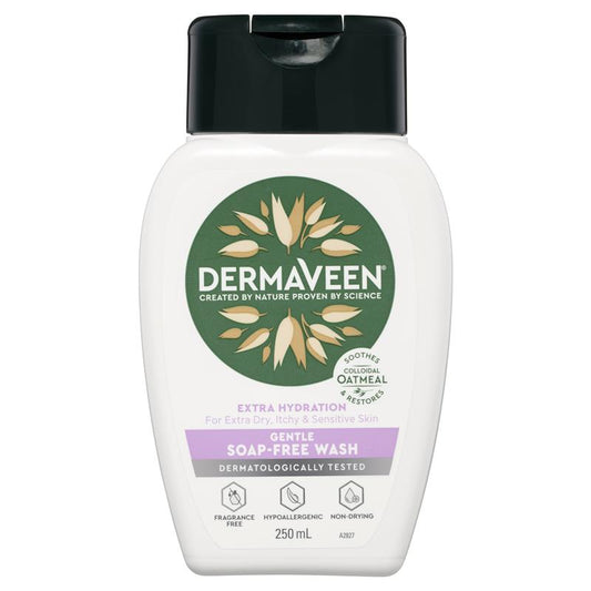 DermaVeen Extra Hydration 溫和無皂沐浴乳(適乾燥發癢和敏感的皮膚) 250mL