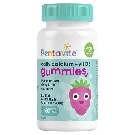 Pentavite -每日鈣 + 維生素 D3 軟糖 60 粒軟糖