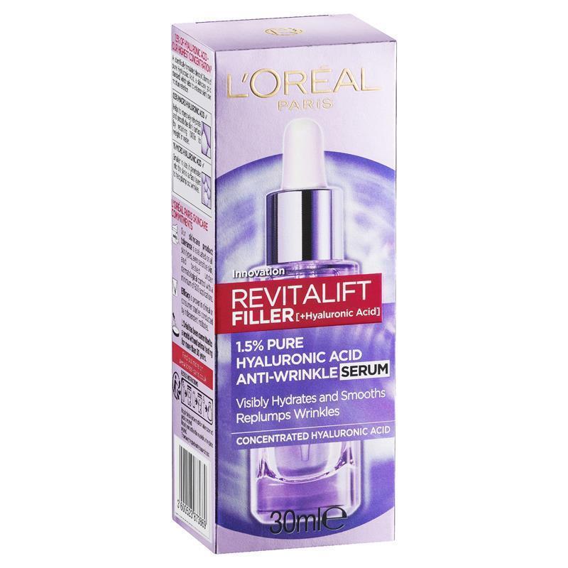 L'Oreal Paris Revitalift Filler 透明質酸抗皺精華 30ml