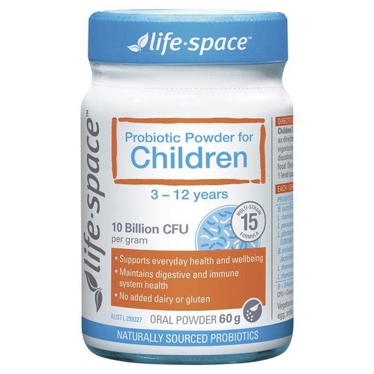 Life Space 兒童益生菌粉 60g (3-12歲兒童)