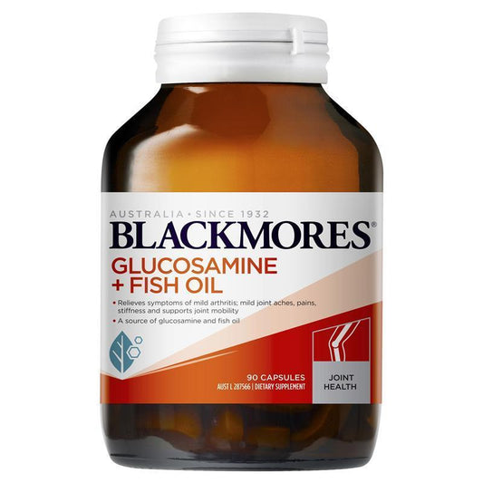 Blackmores 氨基葡萄糖 + 魚油關節健康維生素 90 粒