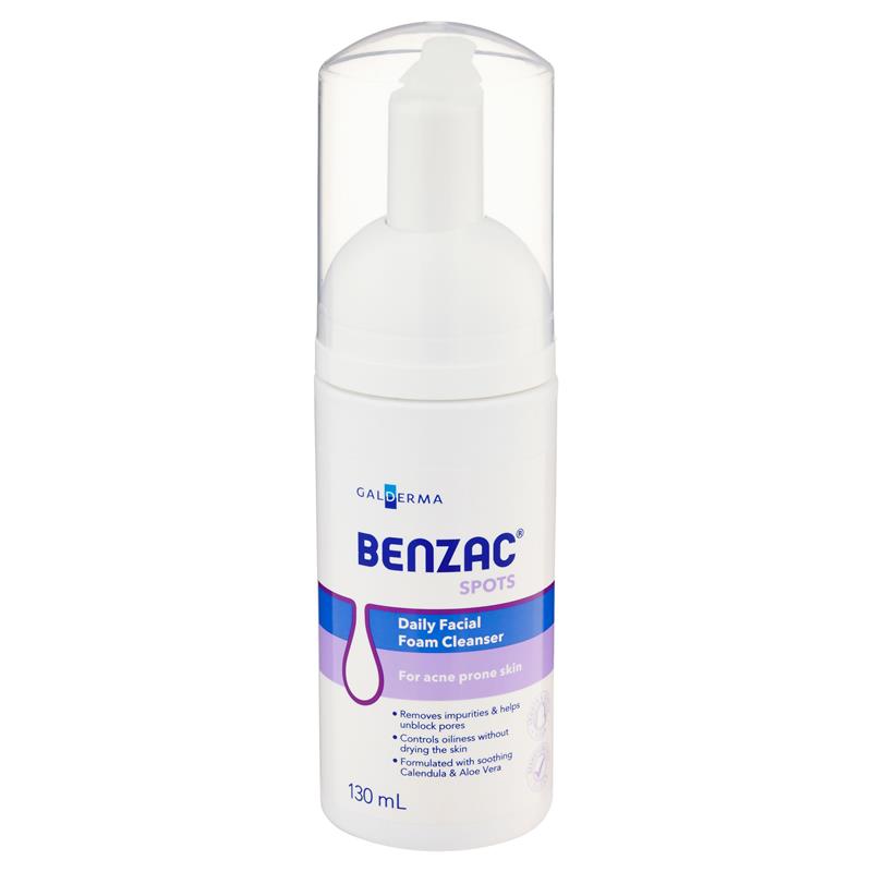 Benzac 痘痘肌每日潔面泡沫潔面乳 130ml