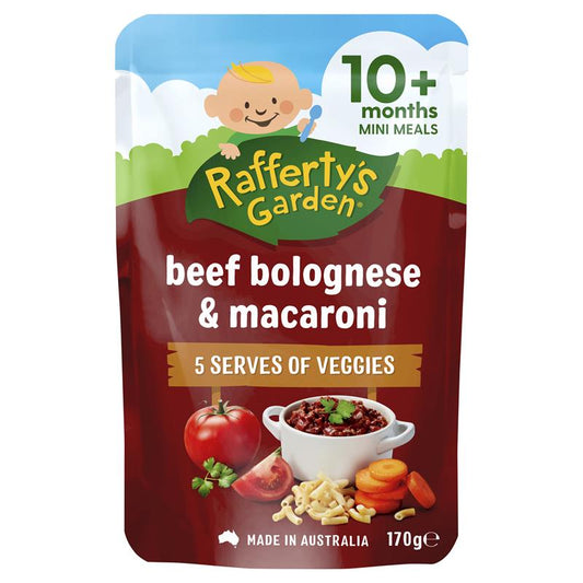 Raffertys Garden 10 個月以上寶寶 肉醬通心粉  170g (點心副食品)