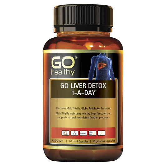 GO Healthy 肝臟排毒 一天一粒 60 顆