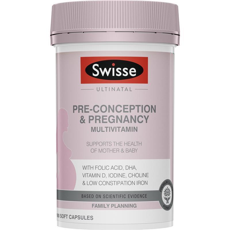 Swisse Ultinatal 孕前和懷孕膠囊 180 顆