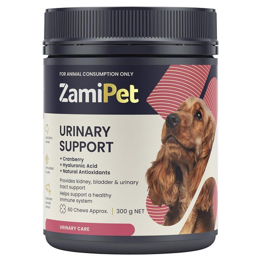 ZamiPet 狗狗蔓越莓+透明質酸 300g 60 粒咀嚼片 (犬用泌尿支持)