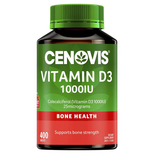 Cenovis 維生素 D3 1000IU - 骨骼健康 每日一粒 - 400 顆