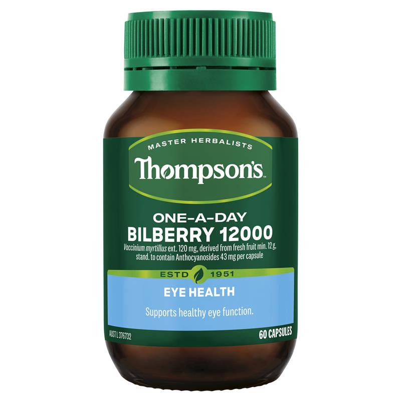 Thompson's 一天一粒越橘 12000 毫克 60 粒膠囊