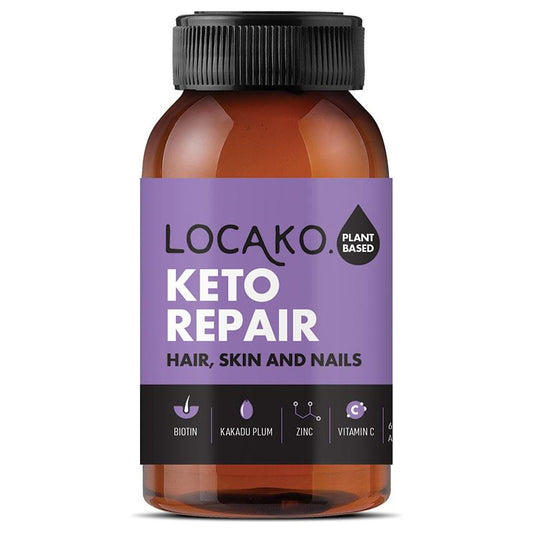Locako Keto 修復頭髮皮膚和指甲 60 粒膠囊 (生酮飲食)