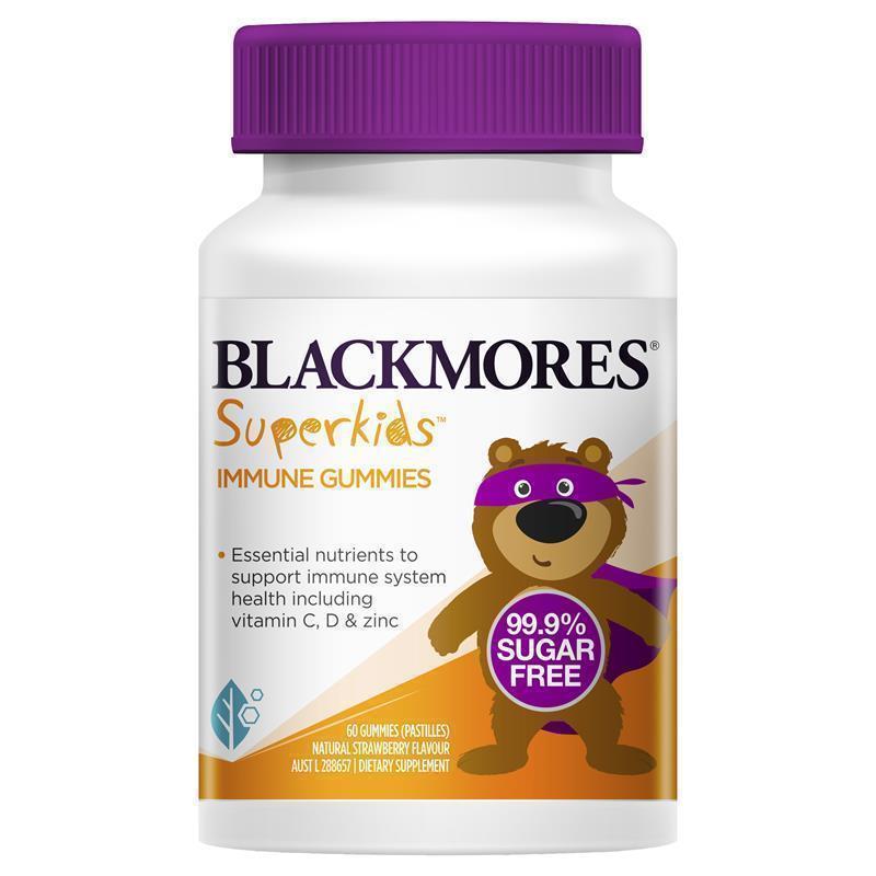 Blackmores Superkids 免疫兒童維生素 C +鋅和 D 60 粒軟糖