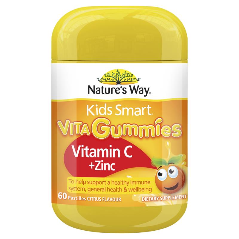 Nature's Way Kids Smart 兒童維生素 C + 鋅 60 顆軟糖