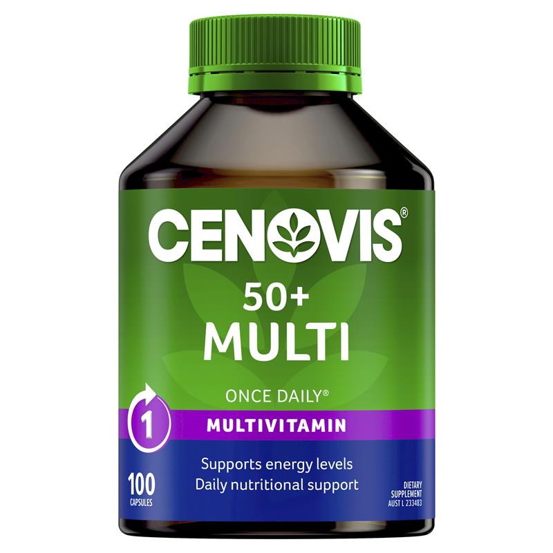 Cenovis 男士50+歲以上複合能量維生素 100 顆