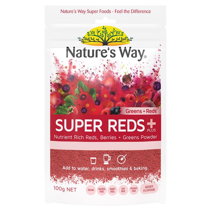 Nature's Way (佳思敏)  SuperFoods 綠色植物及紅色漿果 100g