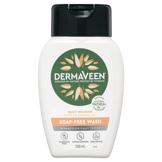 DermaVeen 每日保養無皂沐浴乳 (適乾性和敏感肌膚 )250mL