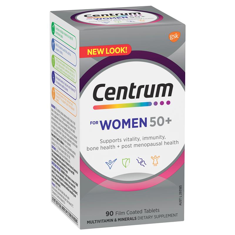 Centrum 善存女士 50+ 歲以上維生素與礦物質 90  顆