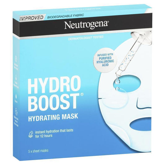Neutrogena Hydro Boost 透明質酸面膜 5 片裝