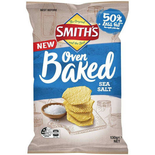 Smith's 烤海鹽薯片 130g (非油炸少50%脂肪)