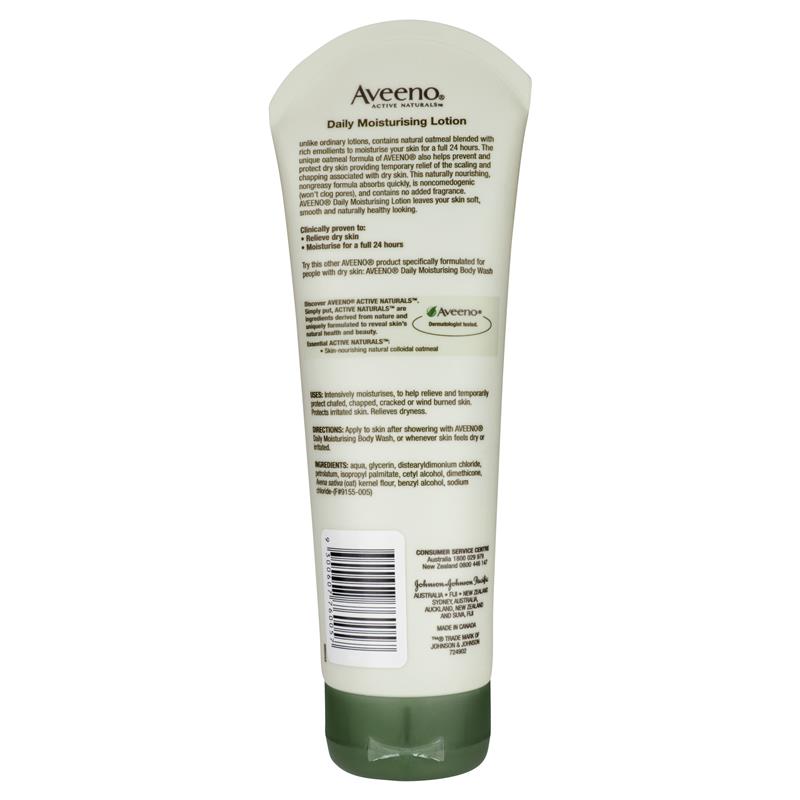 Aveeno Active Naturals 每日保濕無香味身體乳液 225mL