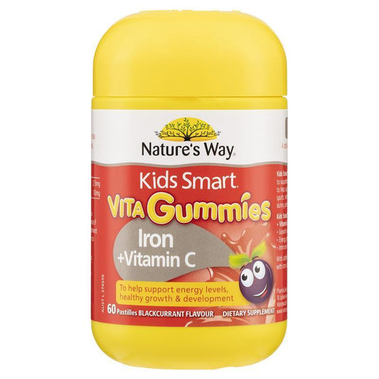 Nature's Way Kids Smart 鐵+維生素C 60 顆軟糖